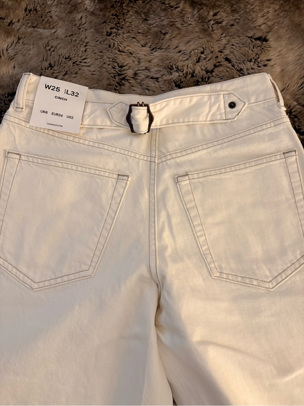 Topshop Relaxed Low Rise Denim